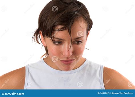 Hot Sweaty After The Workout Stock Image Image Of Background Girl