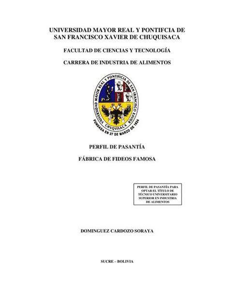 Corrección Perfil de Pasantía Dominguez Cardozo So Dominguez Cardozo