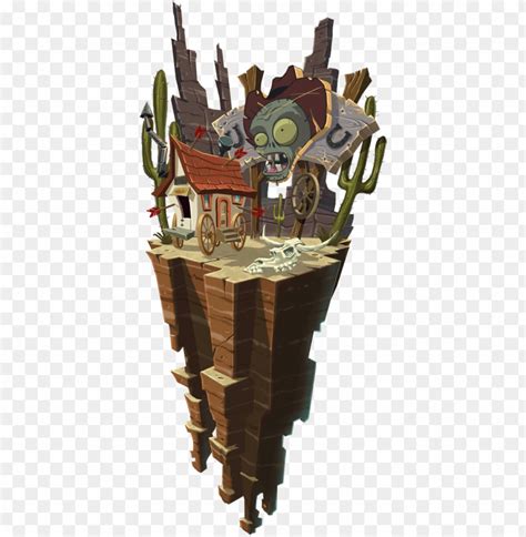 Wild West World Map Icon - Plants Vs. Zombies 2 Its About Time PNG ...