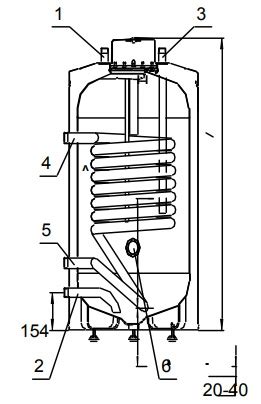 Бойлер Hajdu AQ IND SC 150 напольный