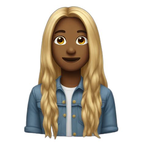 3 Long Haired Women Together Ai Emoji Generator