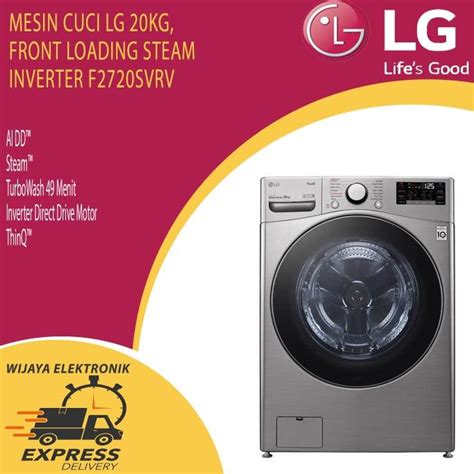 Jual Mesin Cuci Lg Kg Front Loading Dengan Steam Inverter