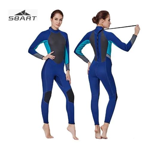 Sbart 3mm Long Sleeve Lovers Men Women Scuba Diving Wetsuit Full Body