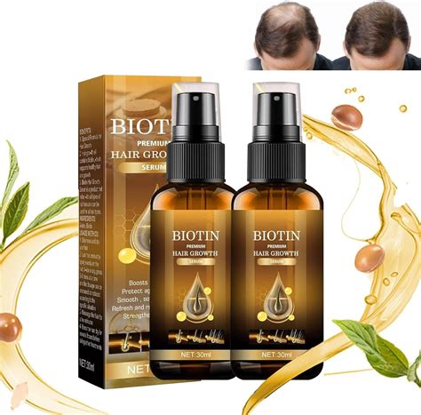 Amazon.com : Moonbiffy Biotin Premium Hair Growth Serum, Jinuz Biotin ...