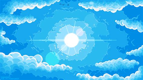 Clouds Study, 2-3 Hours : r/PixelArt