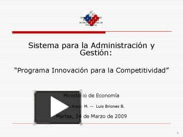 PPT Sistema Para La Administraci PowerPoint Presentation Free To