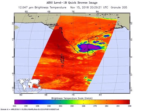 Nasa Catches Tropical Cyclone Gajas Landfall