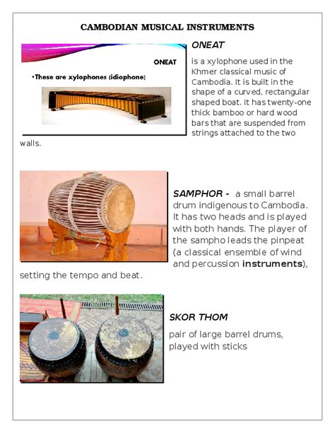 (DOC) CAMBODIAN MUSICAL INSTRUMENTS