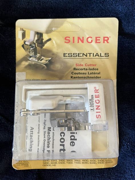 New Vintage Singer Side Cutter Foot 555790 P Lock Cutter Ebay