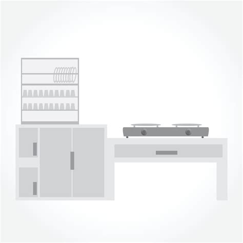 Cabinet Furniture Kitchen Set Interior Graphic Vector Logo Design ...