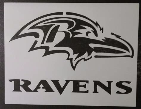 Baltimore Ravens Custom Stencil FAST FREE SHIPPING | Etsy