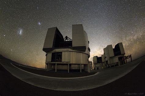 Yepun Telescope And Magellanic Clouds Astrophotography By Miguel Claro