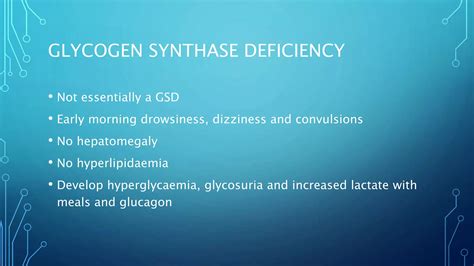 Glycogen Storage Disorders Ppt