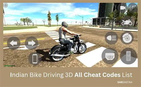 Indian Bike Driving 3D Cheat Codes List (March 2024) - SabSastaa