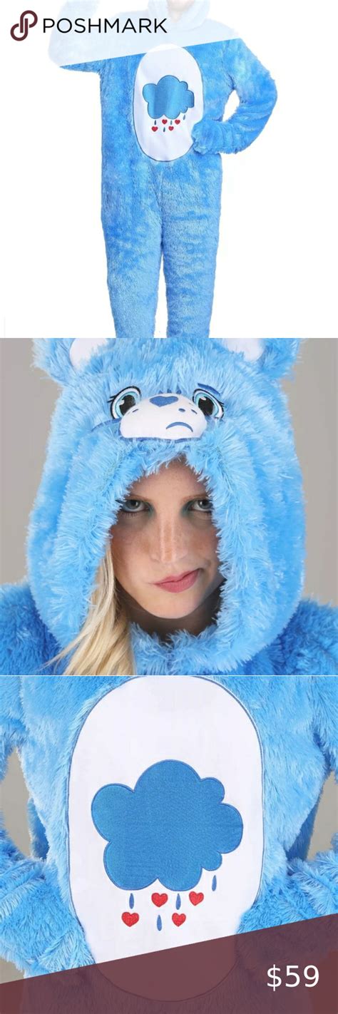 Care Bears Grumpy Bear Costume Onesie In 2022 Bear Costume Onesies