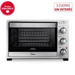 Horno Eléctrico 32Lts Midea TO M332SAR1 Grill Convección Silver