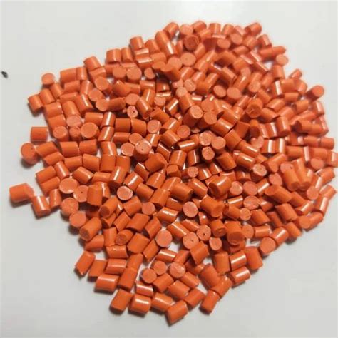 Next To Virgin Reprocess Std Orange Abs Plastic Granules Mm At Rs