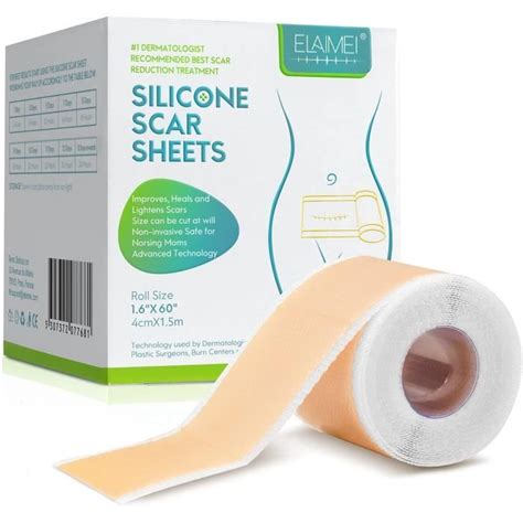 Pansement Silicone Cicatrice Feuilles d élimination des cicatrices en