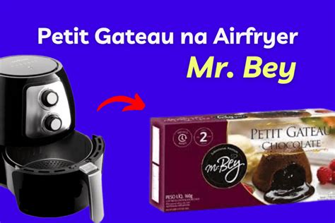 Petit Gateau Na Airfryer Da Marca Mr Bey Uma Sobremesa R Pida E