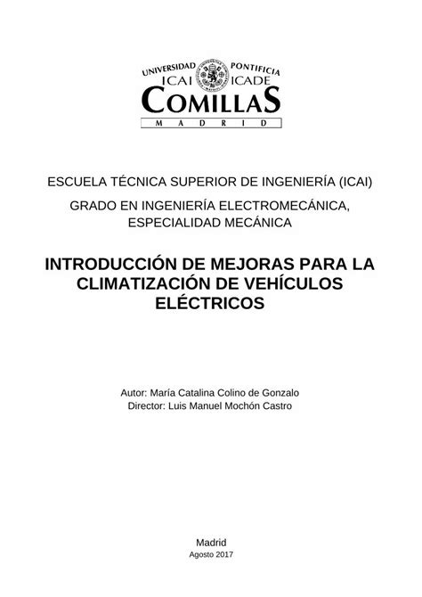 PDF INTRODUCCIÓN DE MEJORAS PARA LA CLIMATIZACIÓN DE como la