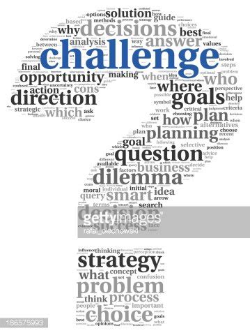 Challenge Concept In Word Tag Cloud Stock Clipart Royalty Free