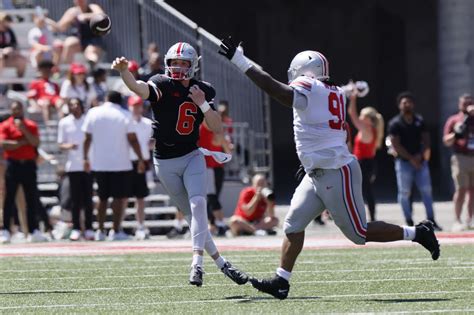 Inside Quarterback Kyle Mccords Day At Ohio State Footballs Spring