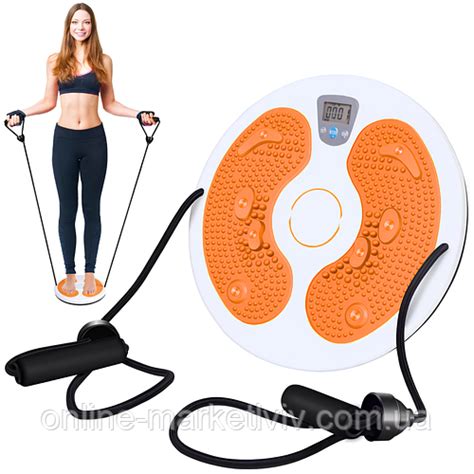 Диск здоров'я з еспандерами та масажем стоп, Waist Twisting ...