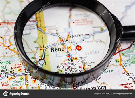 Reno Usa Map Atlas Travel Background Stock Photo by ©aallm 393676960