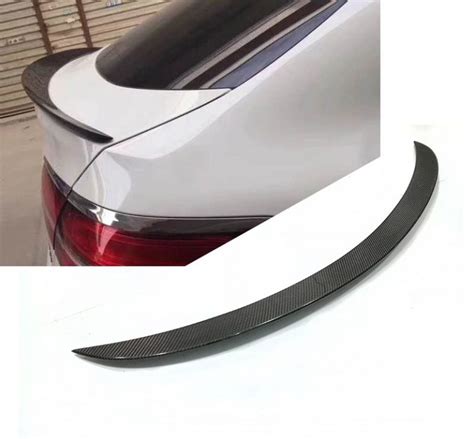 Amg Style Carbon Fiber Rear Boot Wing Spoiler Suitable For Mercedes