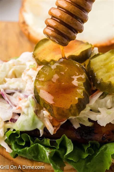Grilled Hot Honey Chicken Sandwich Grillonadime