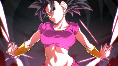 Wallpaper Kefla Dragon Ball Super Anime Girls Pink Clothing Black Hair 1920x1080