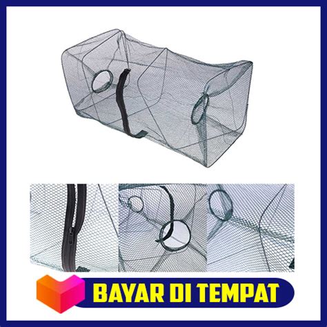 Jaring Pancing Ikan Udang Fishing Net 48x24x24cm Jaring Ikan Lempar