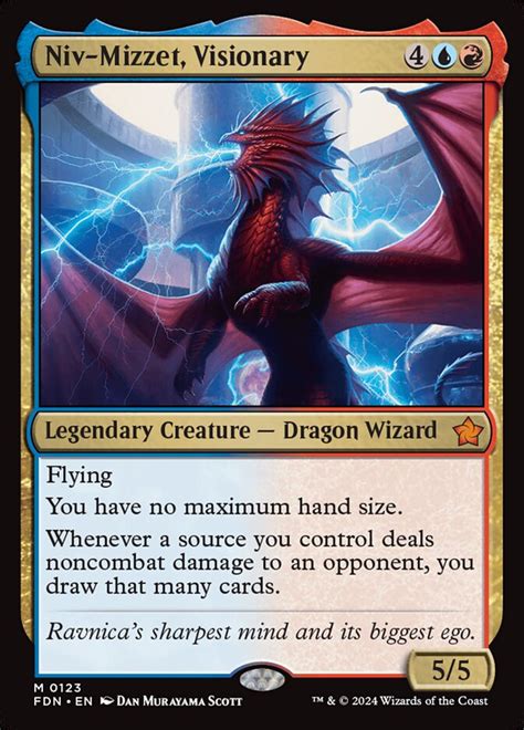 Niv Mizzet Visionary Combos Edh