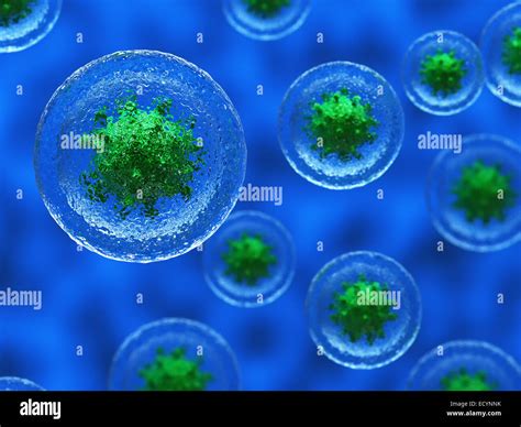 3d Render Of Bacteria Virus Cell 3d Concept Background Stock Photo Alamy