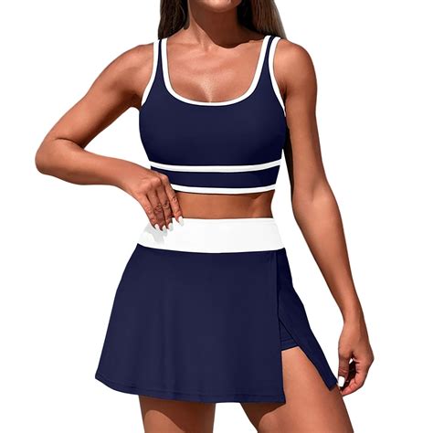 Divhosrg High Waisted Bikini Sets For Women Sporty Bikini Sets For Women Womens Bathing Suits