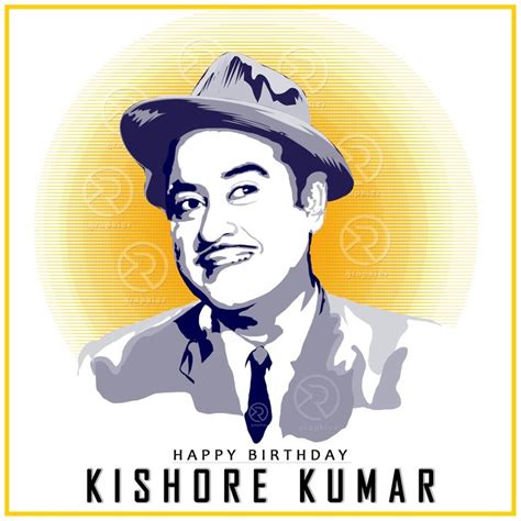 Kishore Kumar Event Poster Design Vector Art Event Poster