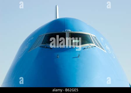 Boeing Jumbo Klm Flugzeug Cockpit Stockfotografie Alamy