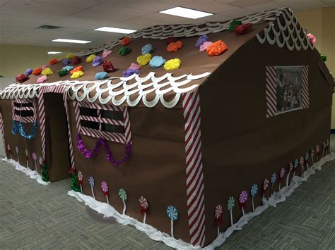 4 Office Cubicles Decorated For The Holidays Our Massive Gingerbread