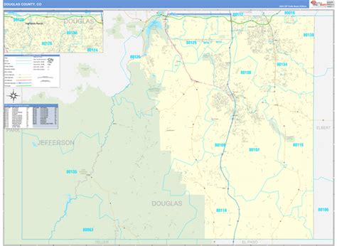 Douglas County Zip Code Map