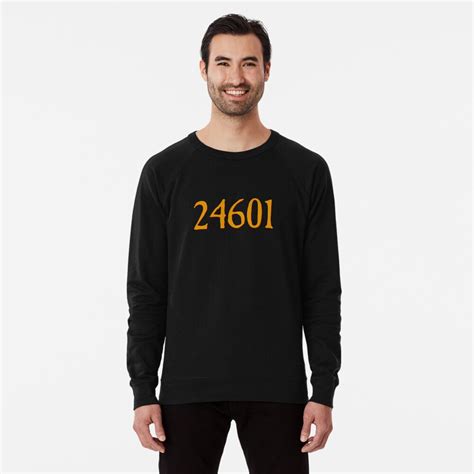 "Jean Valjean - 24601 - Les Miserables" Lightweight Sweatshirt for Sale ...