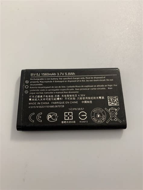 Microsoft Nokia Bv J Replacement Battery For Lumia Genuine