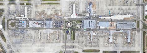 Houston George Bush intercontinental airport IAH terminal map