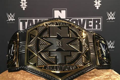 Here Are Your New Nxt Tag Team Titles Cageside Seats