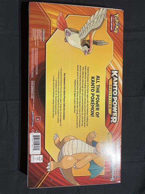 Mavin Pokemon Kanto Power Collection Box Dragonite Ex Xy Evolutions