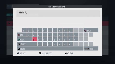 Where To Change Your Squad Name In Fifa 20 Ultimate Team Youtube
