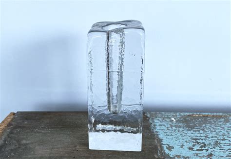 Vintage Design Ijsglas Solifleur Vaasje Uno Westerberg Pukeberg