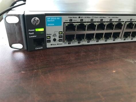 HP ProCurve 2510-48 Model J9020A W/ 48-port + 4 SFP Network Switch ...