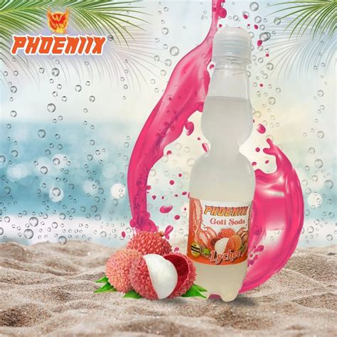 White Lychee Phoeniix Premium Litchi Flavoured Golisoda 300ml Liquid