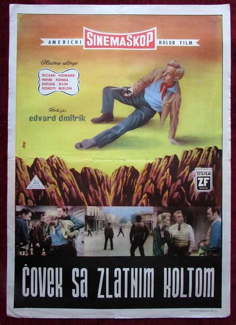 1959 Original Movie Poster Warlock Western Widmark Henry Fonda Anthony ...