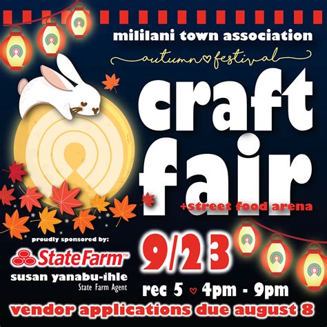 Autumn Festival Craft Fair – Vendor Registration | Mililani Town ...